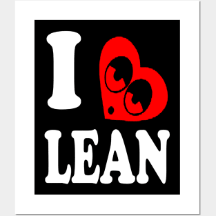 i love lean Posters and Art